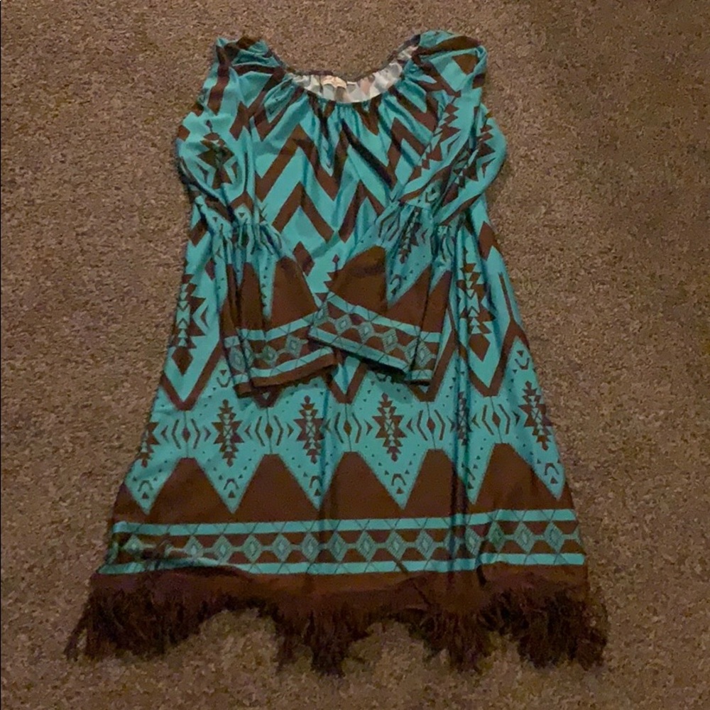 Lady world fringe dress